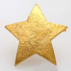 GÜNTER KRAUSS star brooch