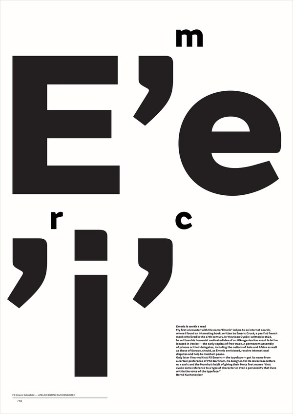 FS Emeric ExtraBold #poster