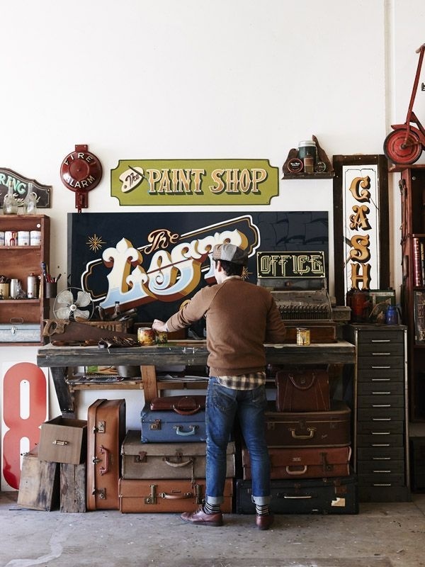 Paint shop sign