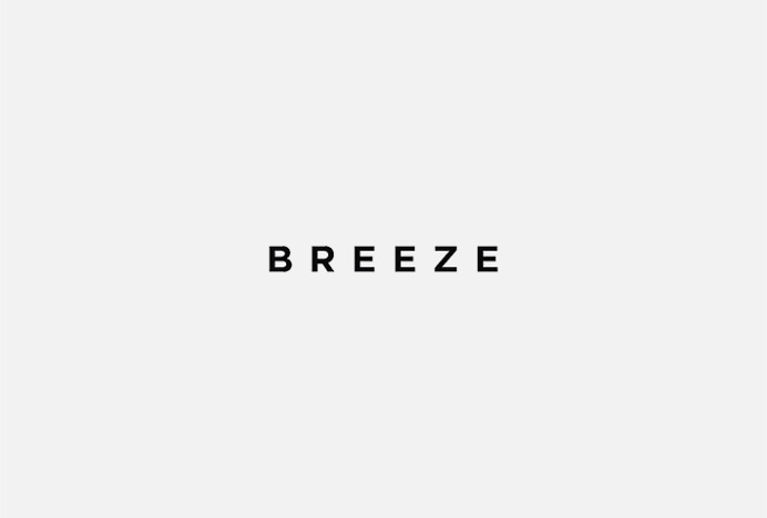 Breeze by Face. #logo #logotype #typography