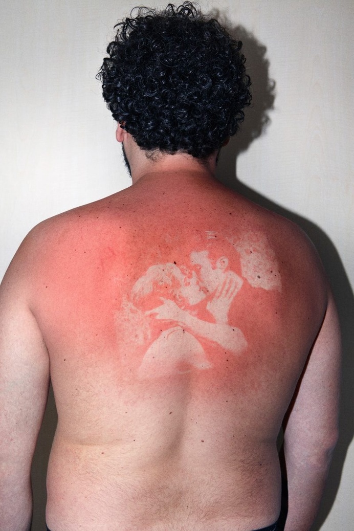 Illustrated People: Thomas Mailaender Combines Original Negatives and Body Art