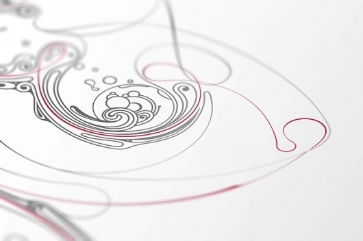Redline - Buzzsgraphics #buzzsgraphics #print #illustration #fluid #poster #redline #love #typography