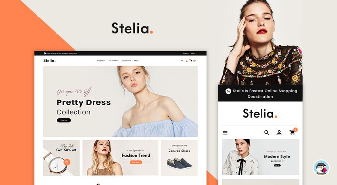 #Stelia - #Fashion #Style Store - #Prestashop #Responsive #Theme | #TemplateTrip #eCommerce #Website #Template