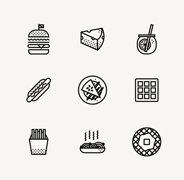 PIK NIK on Behance #icons #food