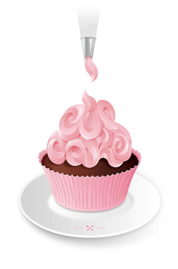 Cup Cake Lettering #lettering #cupcake