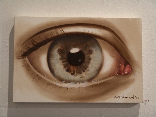 Oil Paintings by Sas Christian | Best Bookmarks #eye #painting #oil