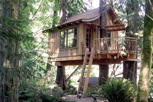 Treehouses of Treehouse Point - Temple of the Blue Moon #treehouse