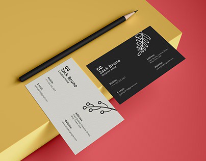 Free Brand Business Card Mockup