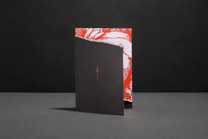 Sabotage Wine Invite design by Javier Garcia on Behance.