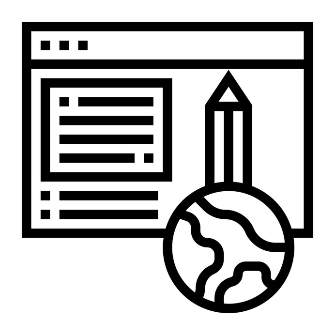 See more icon inspiration related to content, browser, copywriting, website, pencil, marketing, writing, earth, web and window on Flaticon.