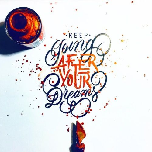 Keep on dreaming y'all - #calligraphy #brushlettering #brushcalligraphy #handlettering #lettering #typegang #goodtype #thedailytype #typespire #handmadefont #goodtype #letteringdaily #50words #foldedpen #calligritype #type #inspiration #motivation...
