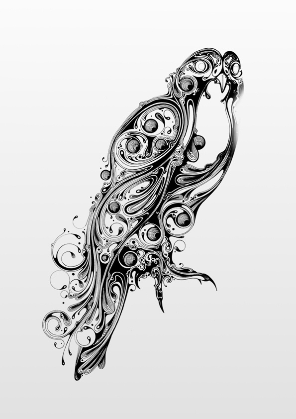 Resonate | Animal Series_01 on Behance #illustration