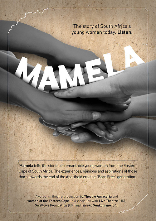 About #theatre #africa #print #design #flyer #south #mamela #leaflet