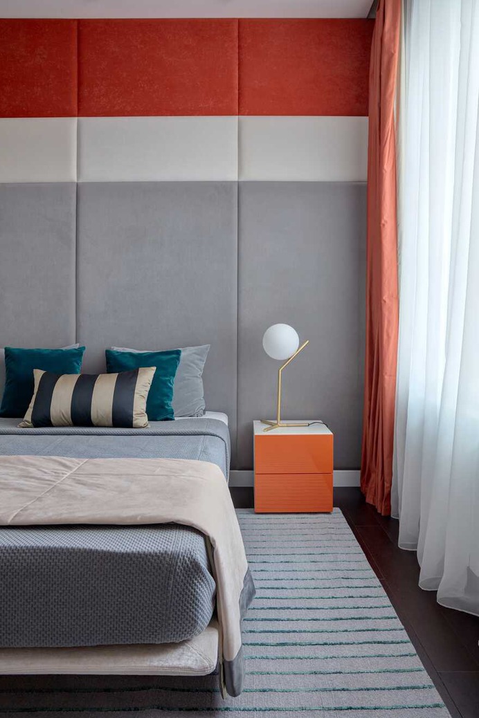 bedroom, architect Maksim Novinkov