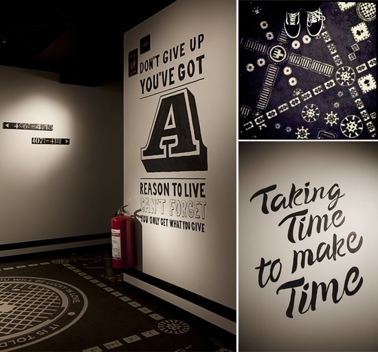 hotel branding / 25ah #vinyl #wall