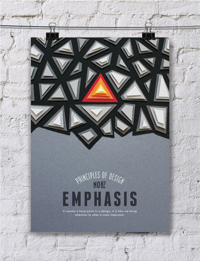 paper art posters emphasis