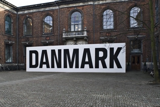 Project Images #blackwhite #bigfuckingtype #exhibition #environmental #signage #type