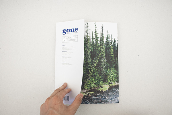 Gone Magazine // Patagonia on Behance #layout
