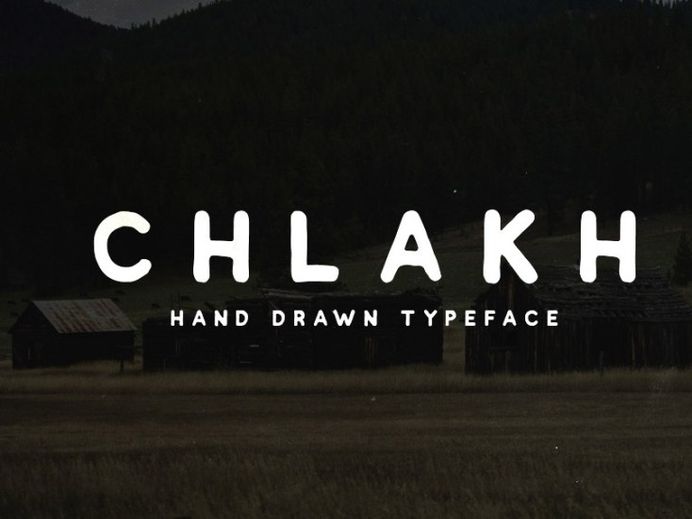 Chlakh - Free handwritten Vintage Font
