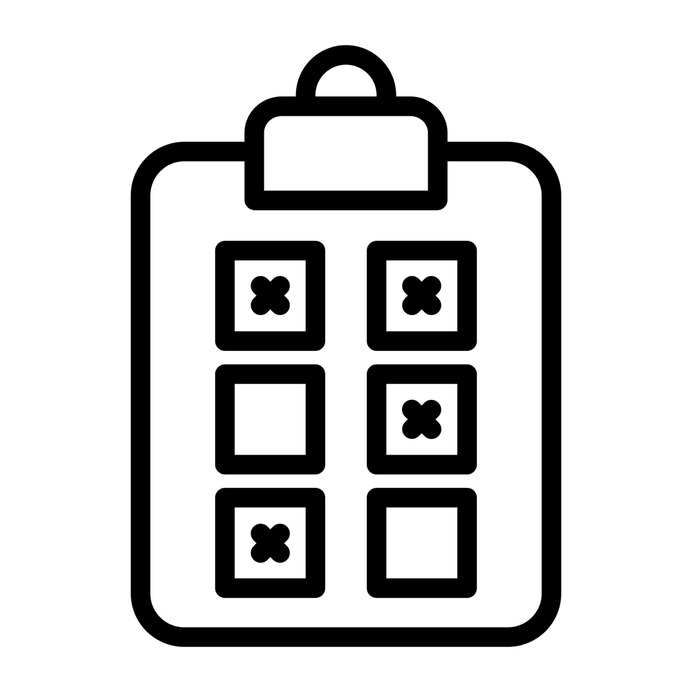 See more icon inspiration related to checklist, shopping list, files and folders, business and finance, commerce and shopping, check mark, checking, list, interface and paper on Flaticon.
