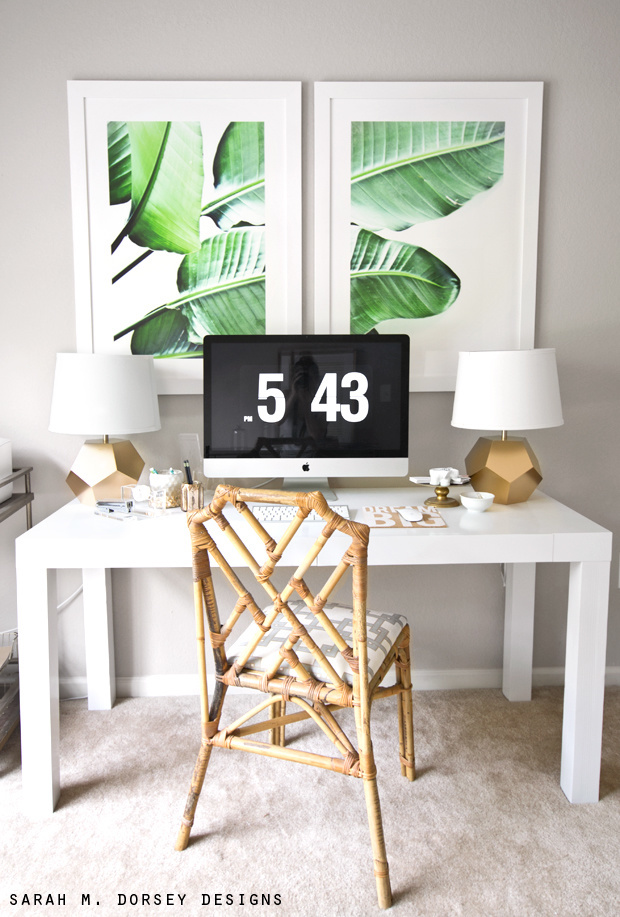 sarah m. dorsey designs: Large Scale Banana Leaf Prints