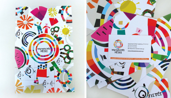 Chromatistes Meres (Colorful Days) #visual #design #graphic #colorful #identity #logo