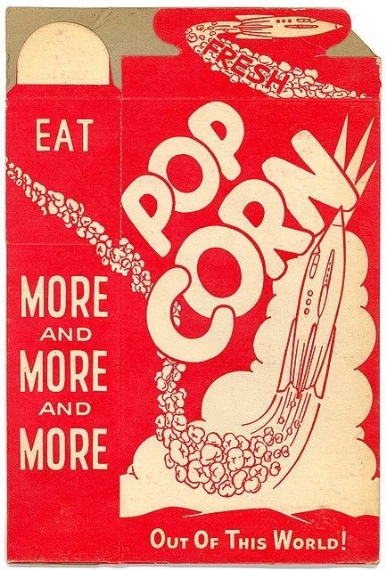 MORE AND MORE AND MORE #pop #packaging #illustration #rocket #vintage #corn