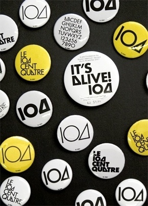 104 / Le Cent Quatre 1 - Experimental Jetset #type #design #buttons