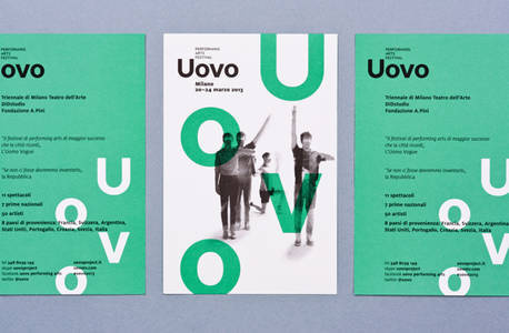 Uovo Performing Art Festival on Behance #print #typography