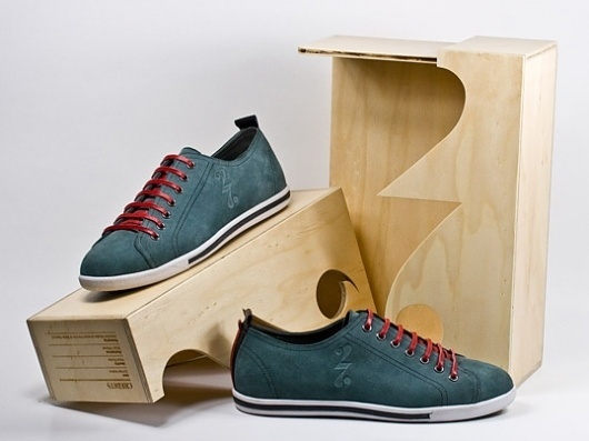 Lovely Package® . Curating the very best packaging design. #packaging #wood #sneakers