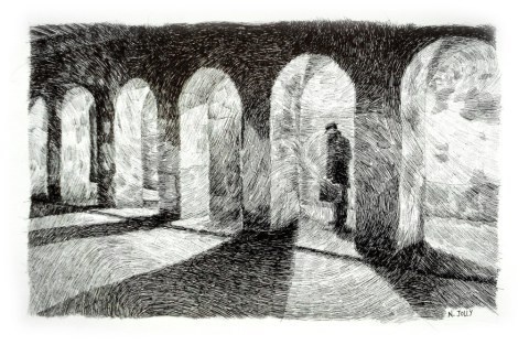 "Fingerprint" Ink Drawings by Nicolas Jolly | PICDIT #drawings #ink #white #design #black #art #drawing