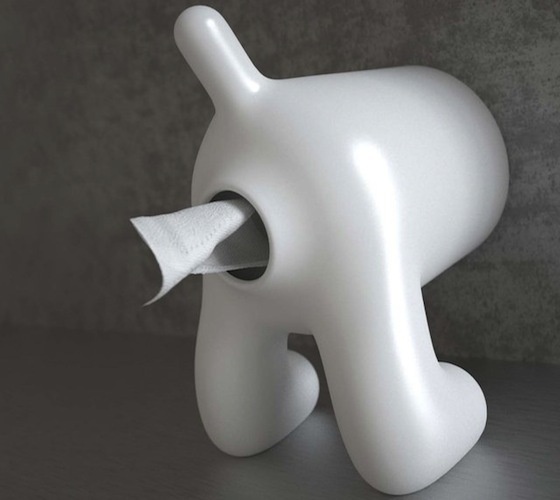 D.DOG Toilet Tissue Paper Holder #toilet #home