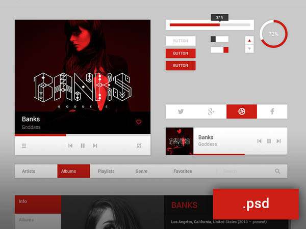 Music UI kit