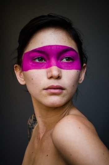 TREVOR CHRISTENSEN #model #girl #paint #portrait #fae #face #julia
