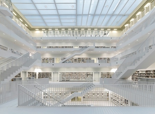 yi architects: new stuttgart library #stuttgart #library #new