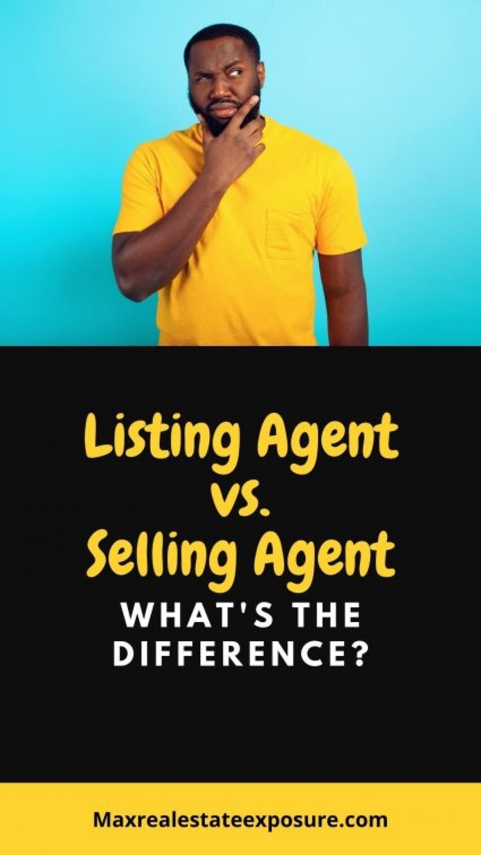 What's The Difference Between a Listing Agent and Selling Agent Infographic