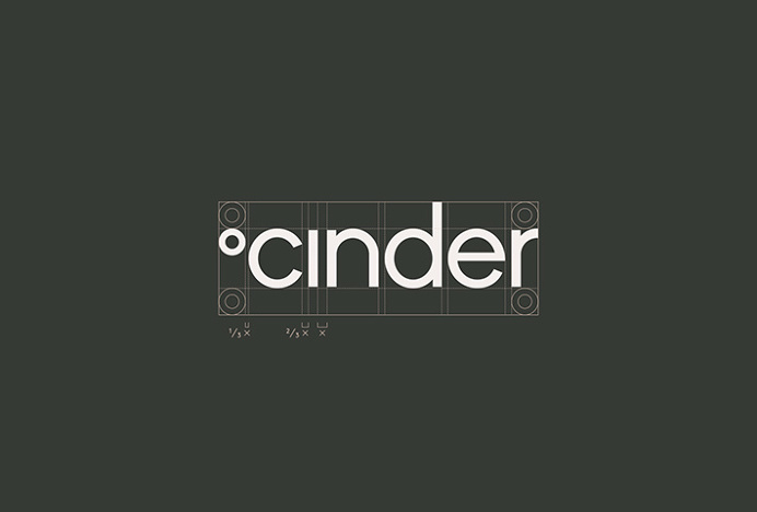 Cinder by Character #logo #mark #symbol #typography