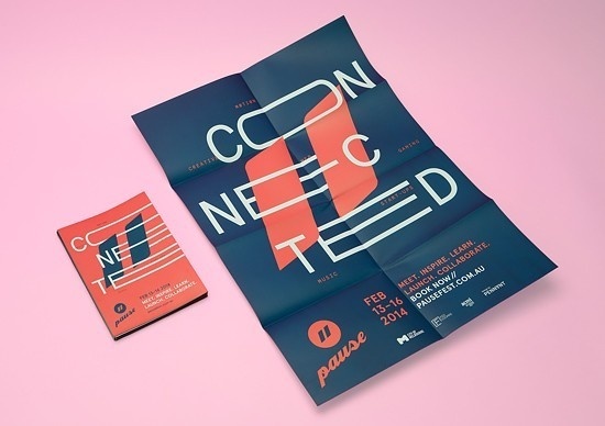 Pause Fest 2014 branding by Pennant