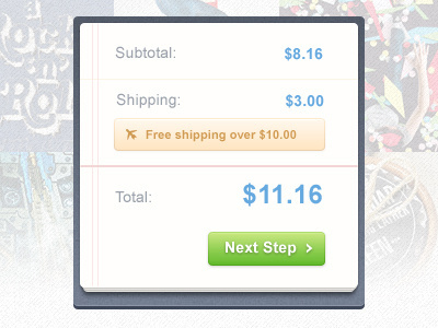 Cart widget #total #cart #nice #looking #widget