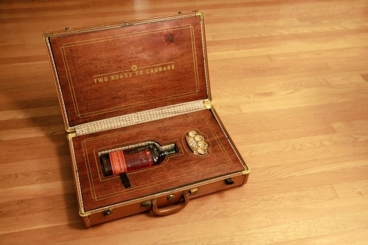 Tyler Riewer's Random Internet Stuff • If I may blow your mind for a second… this is the... #whiskey #briefcase #design #knuckles #wood #gentleman #brass