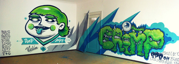 Colour in forgotten places on Behance #graffiti #paint #art #spray #awesome