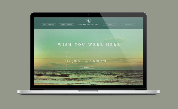 The Secret Garden #interactive #branding #ux #interaction #design #ui #website #direction #art