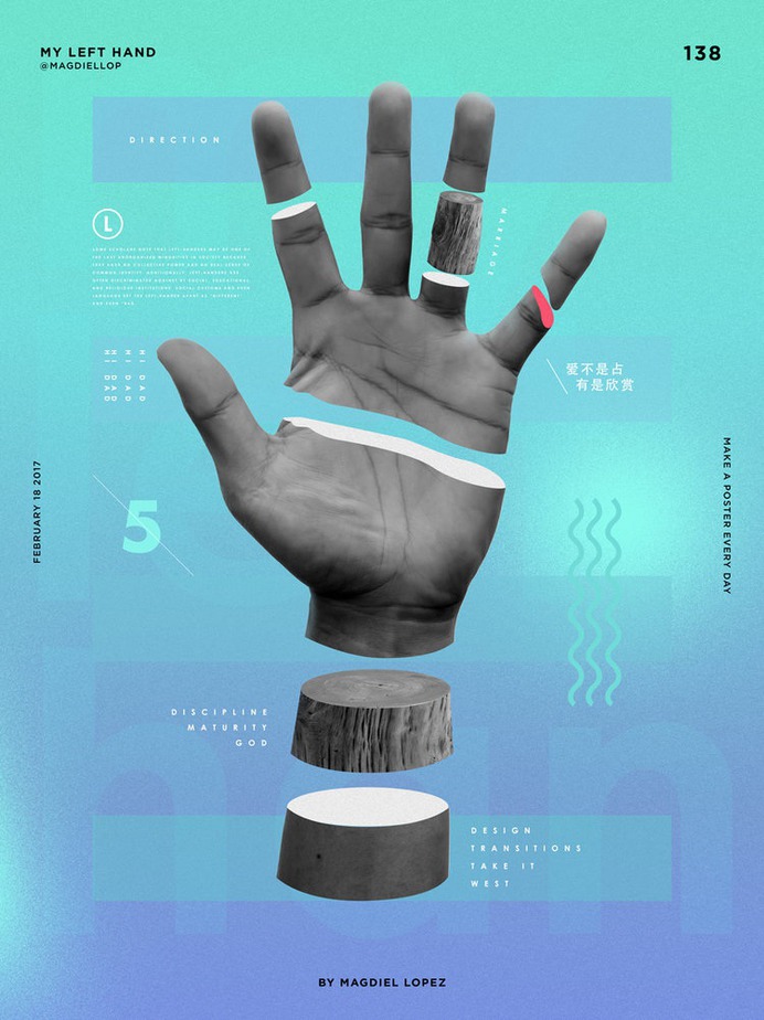 My Left Hand by Magdiellop