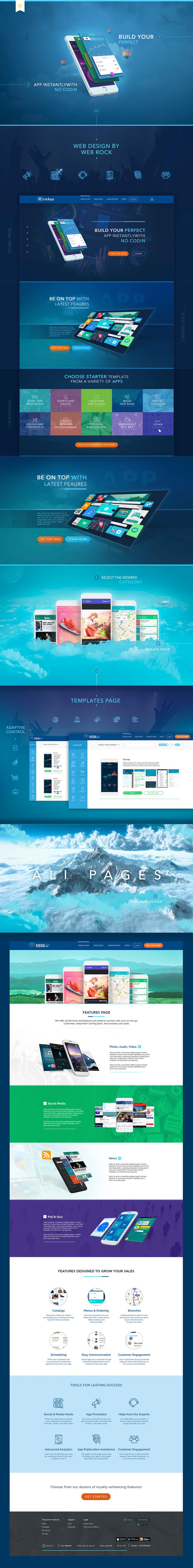 Kickapp on Behance