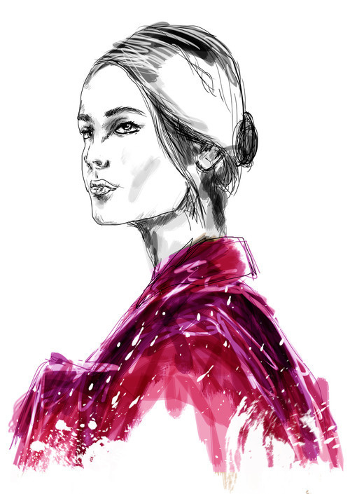 Mateusz Suda for Valentino #suda #mateusz #illustrator #design #graphic #illustrations #poland #art #fashion