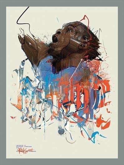 Red Sweat on the Behance Network #illustration #poster