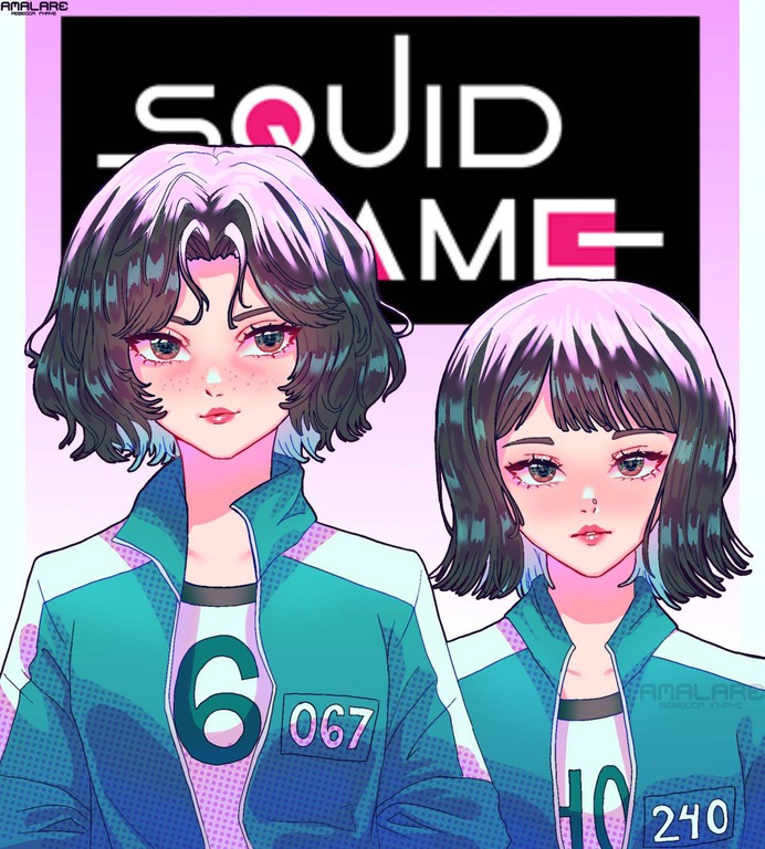 Squid Game Fanart by amalare