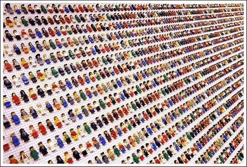 Danish Population Explosion | Flickr - Photo Sharing! #lego #child #minifigures #play #repetition #toy