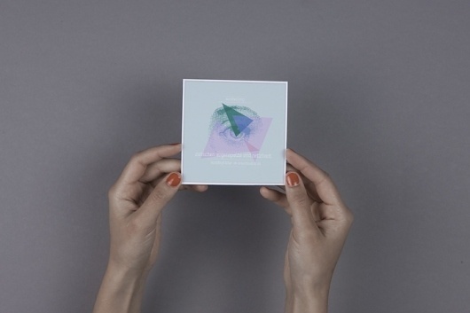 //ANNA MEYER// #flyer #design #graphic #exhibition #eye #pastell #triangle #blue