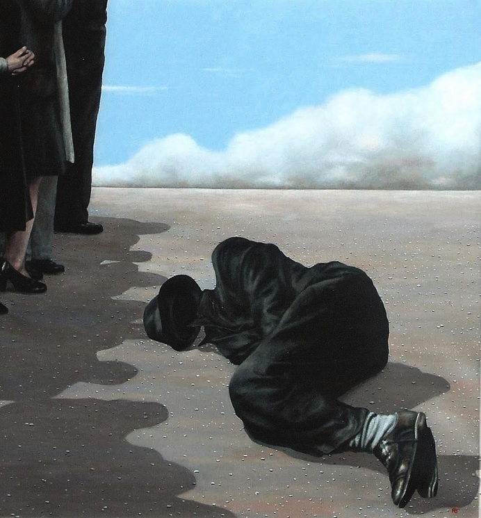 1051 x 1132 pixels #surrealism #figure #painting